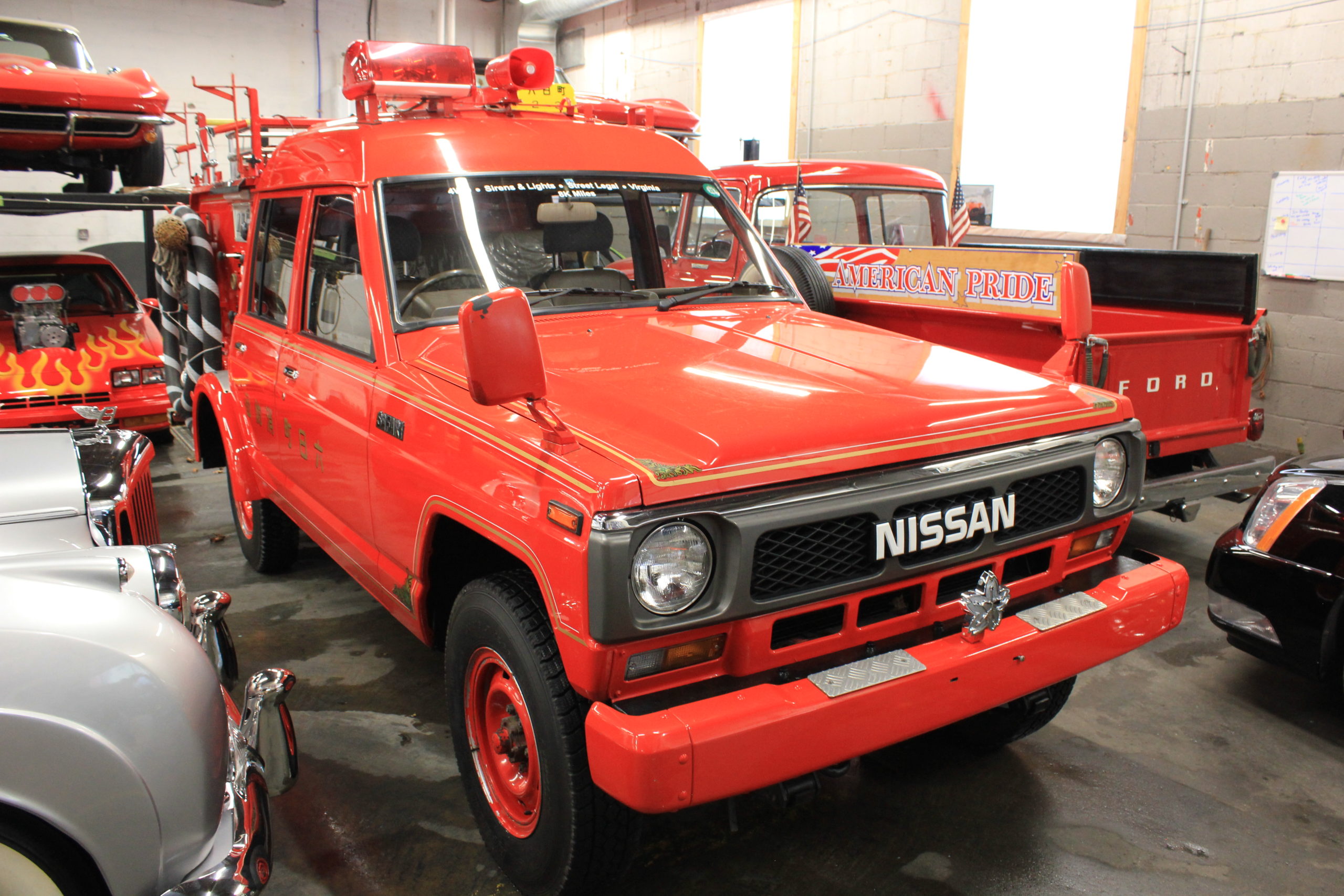 1991 Nissan Japanese Safari Fire Truck 4x4 - Fort Pitt Classic Cars